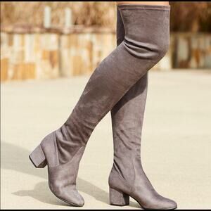 Steve Madden Isaac Stretch Over Knee Boot women 7